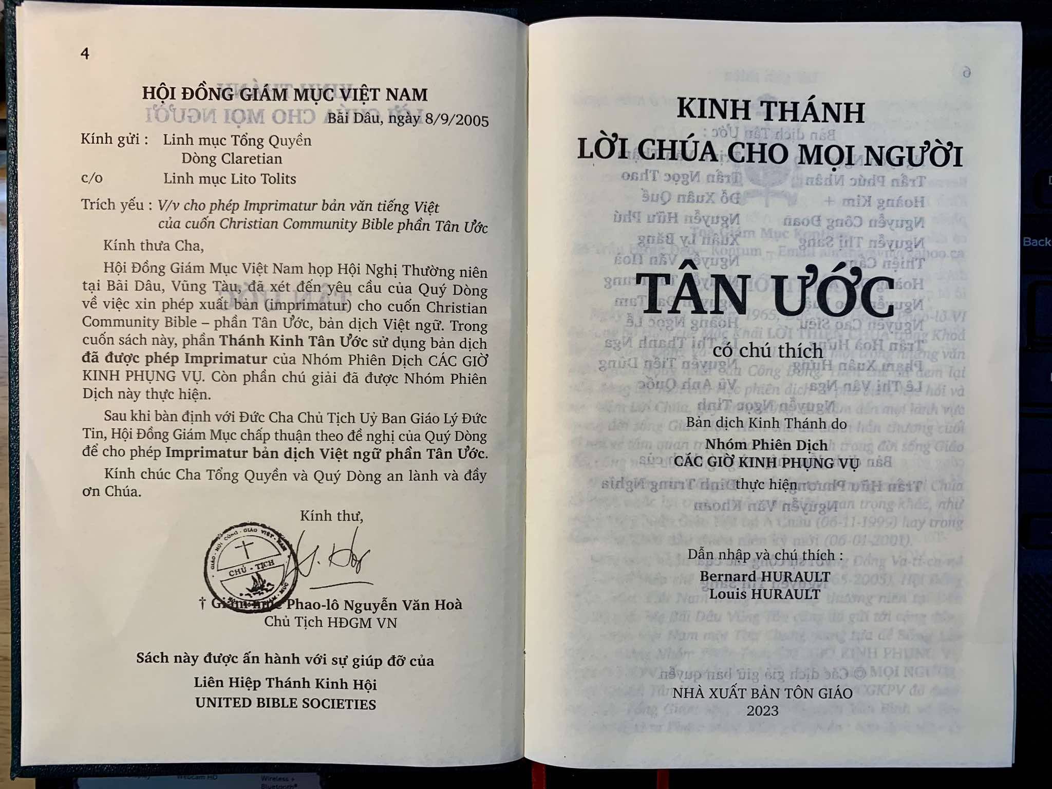 Linh mục phát biểu sai lệch về bản dịch Kinh Thánh: Nhìn lại công trình của Nhóm Phiên Dịch Các Giờ Kinh Phụng Vụ
