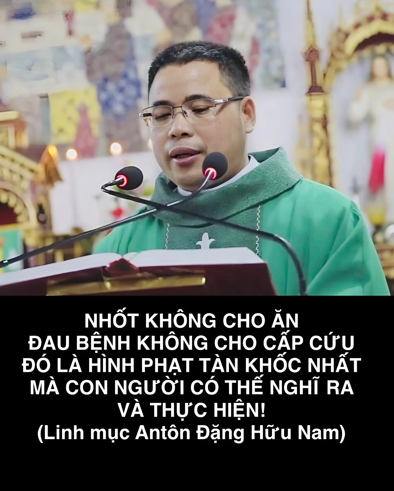 betterimage_1755089926801 'Tôi bị Giám Mục GP Vinh đối xử còn thua con chó' - LM Đặng Hữu Nam than thở