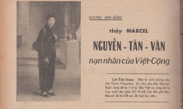 so-183-thang-8-nam-1964-1-1 Thầy Marcel Nguyễn Tấn Văn đã chết trong tù cộng sản như thế nào?